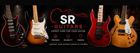 SR Guitars electric guitar artwork